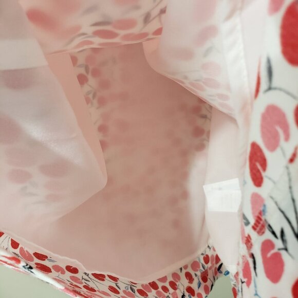 Loft Petite Cherry Balloon Sleeve Swing Dress - Picture 9 of 13